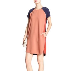 NWT Banana Republic Colorblock Shift Dress